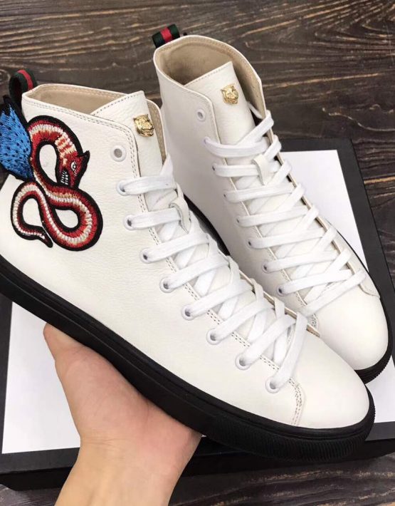 gucci snake shoes high tops