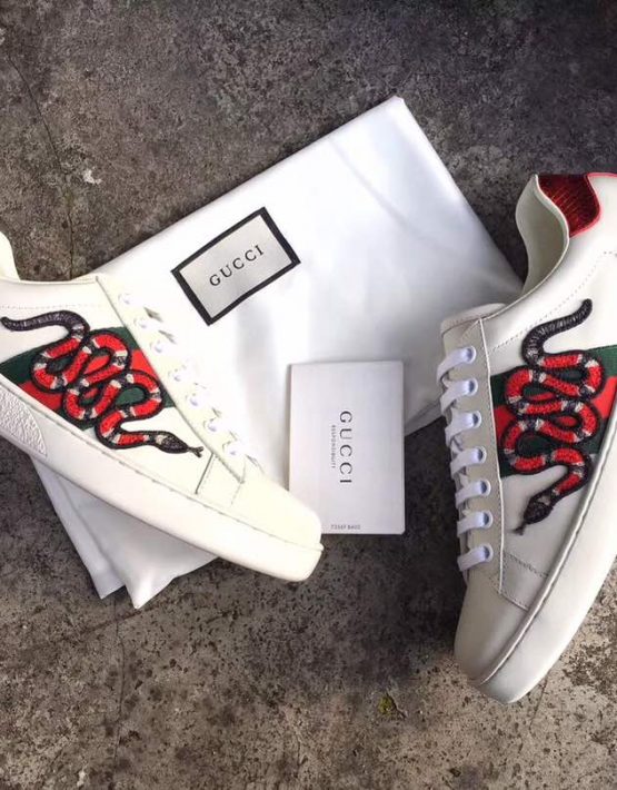 gucci snake sneakers