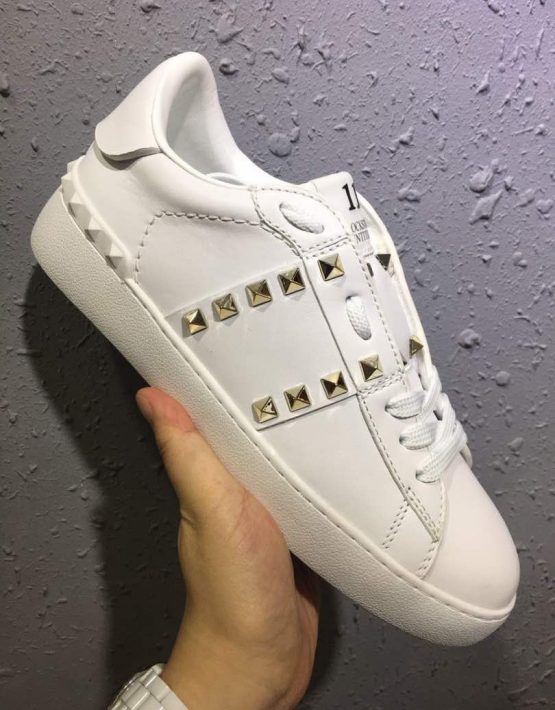 valentino studded sneakers