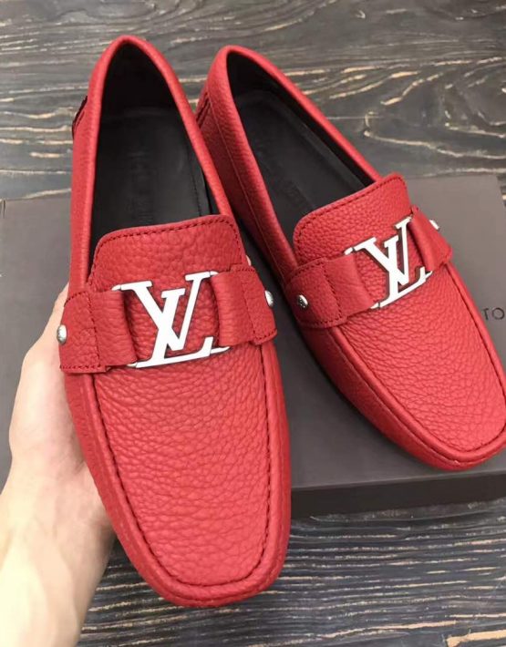 LOUIS VUITTON LEATHER LOAFERS 