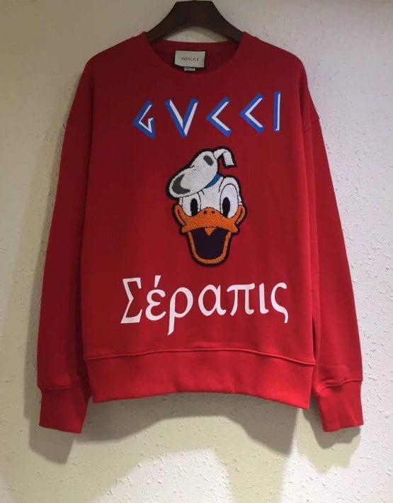 gucci hoodie donald duck