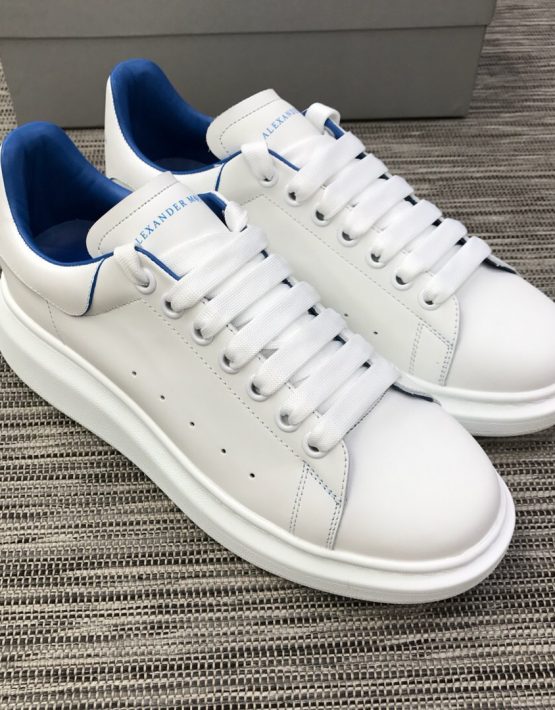 white and blue alexander mcqueen's
