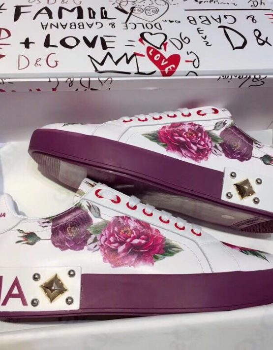 dolce and gabbana purple shoes