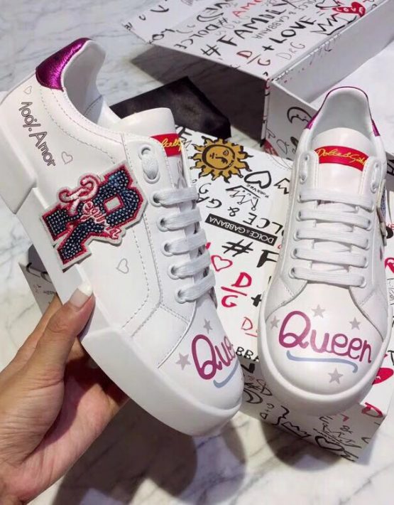 dolce gabbana queen sneakers
