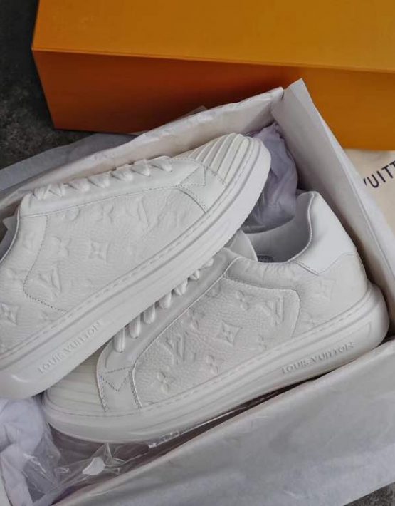 Louis Vuitton Monogram White Sneaker – billionairemart