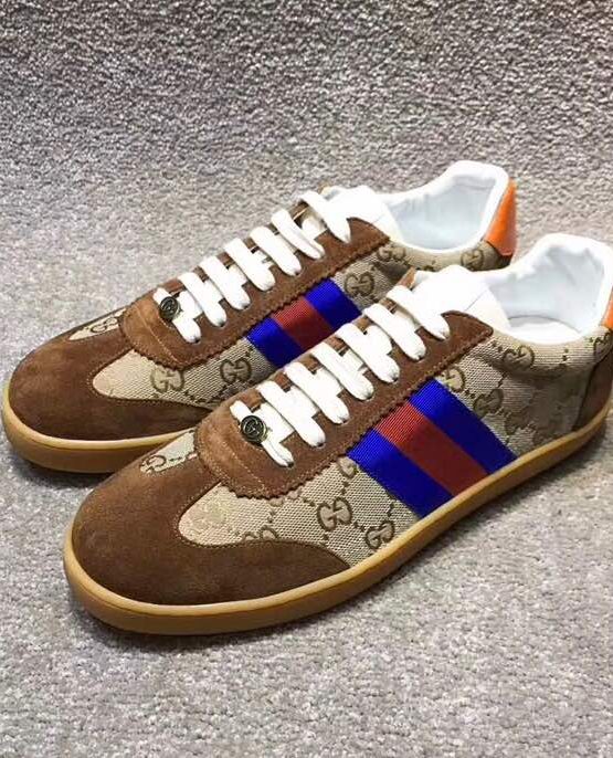 gucci suede sneakers