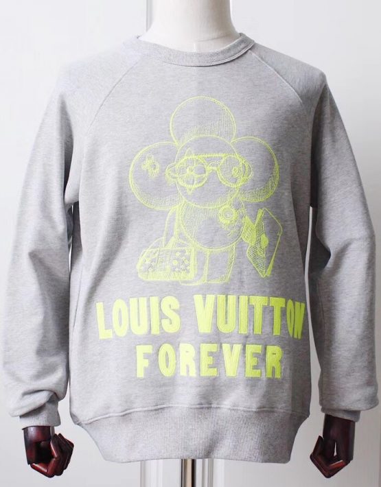 Louis Vuitton Midnight Blue LV Forever Print Cotton Crew Neck T-Shirt L Louis  Vuitton