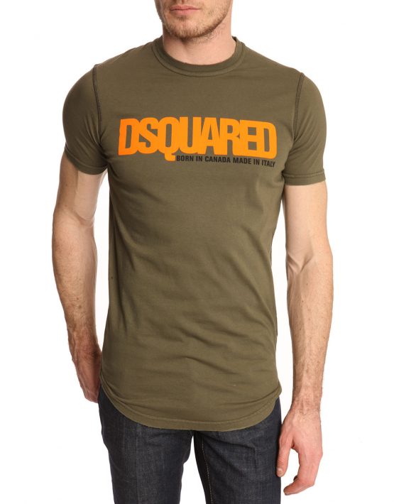 Dsquared 'D2' Khaki T-shirt 