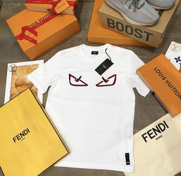 white fendi tshirt