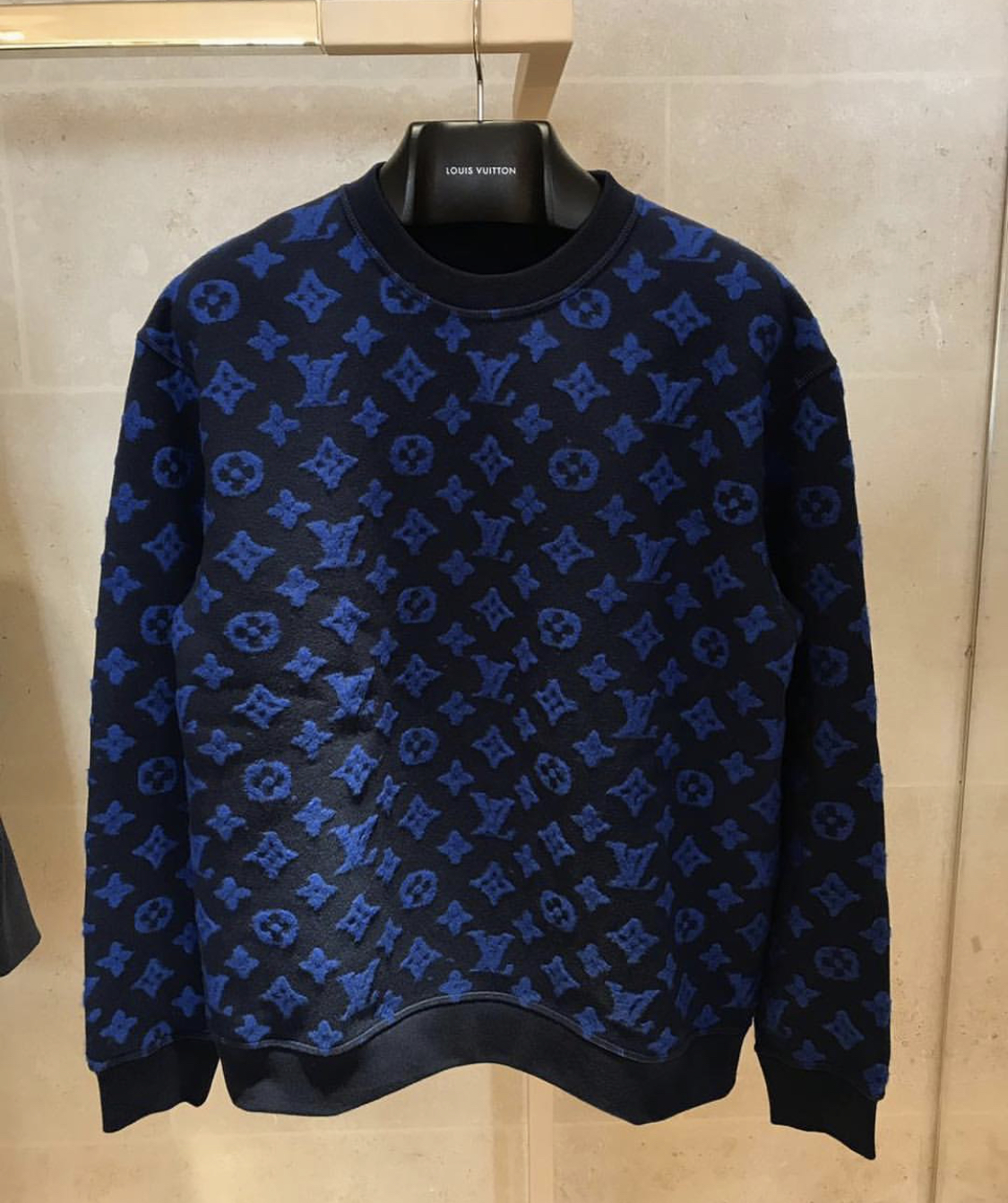 Shop Louis Vuitton MONOGRAM Men's Blue Sweatshirts