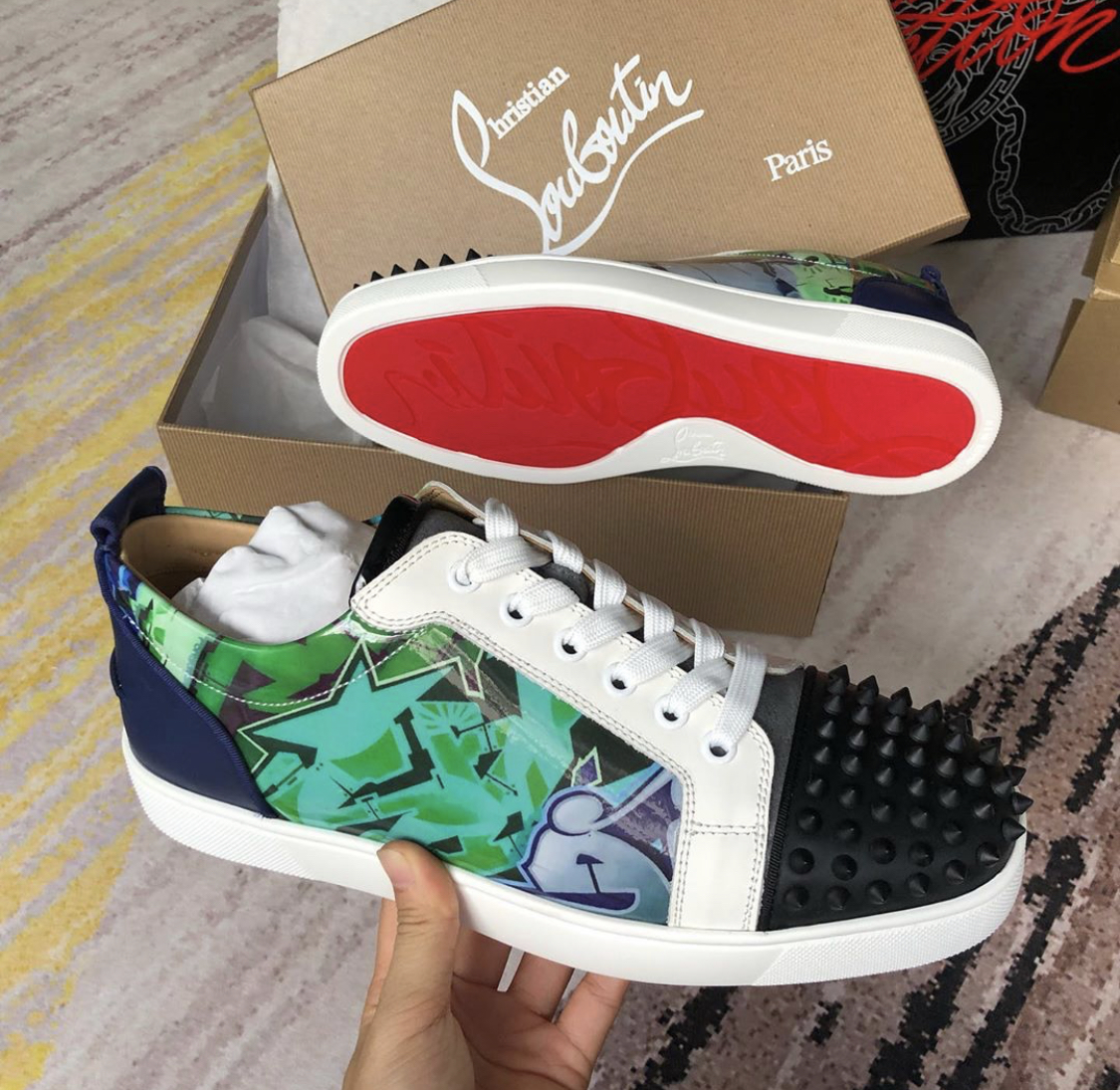 Louboutin Graffiti Sneaker – billionairemart