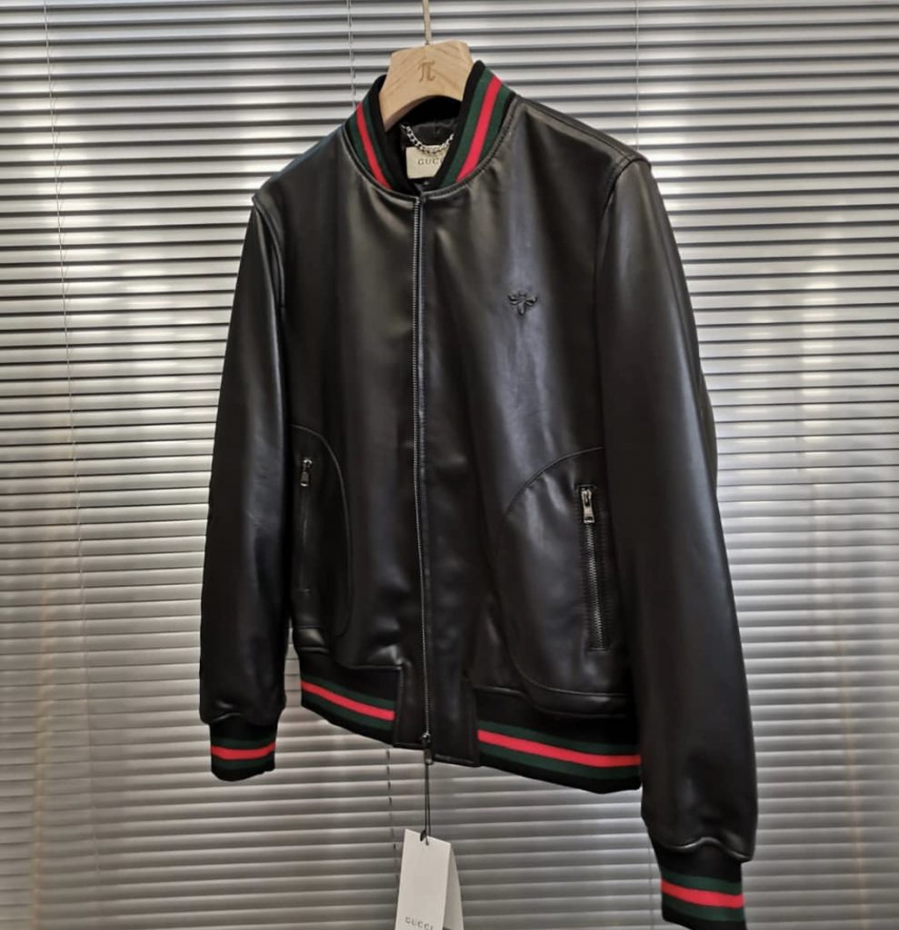 Gucci Leather Jacket with Bee sign 2019 – billionairemart