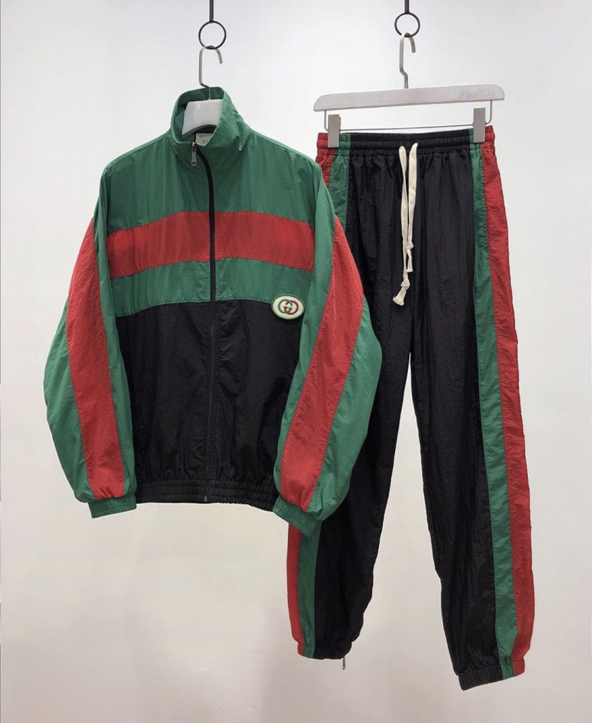 gucci tracksuit brown