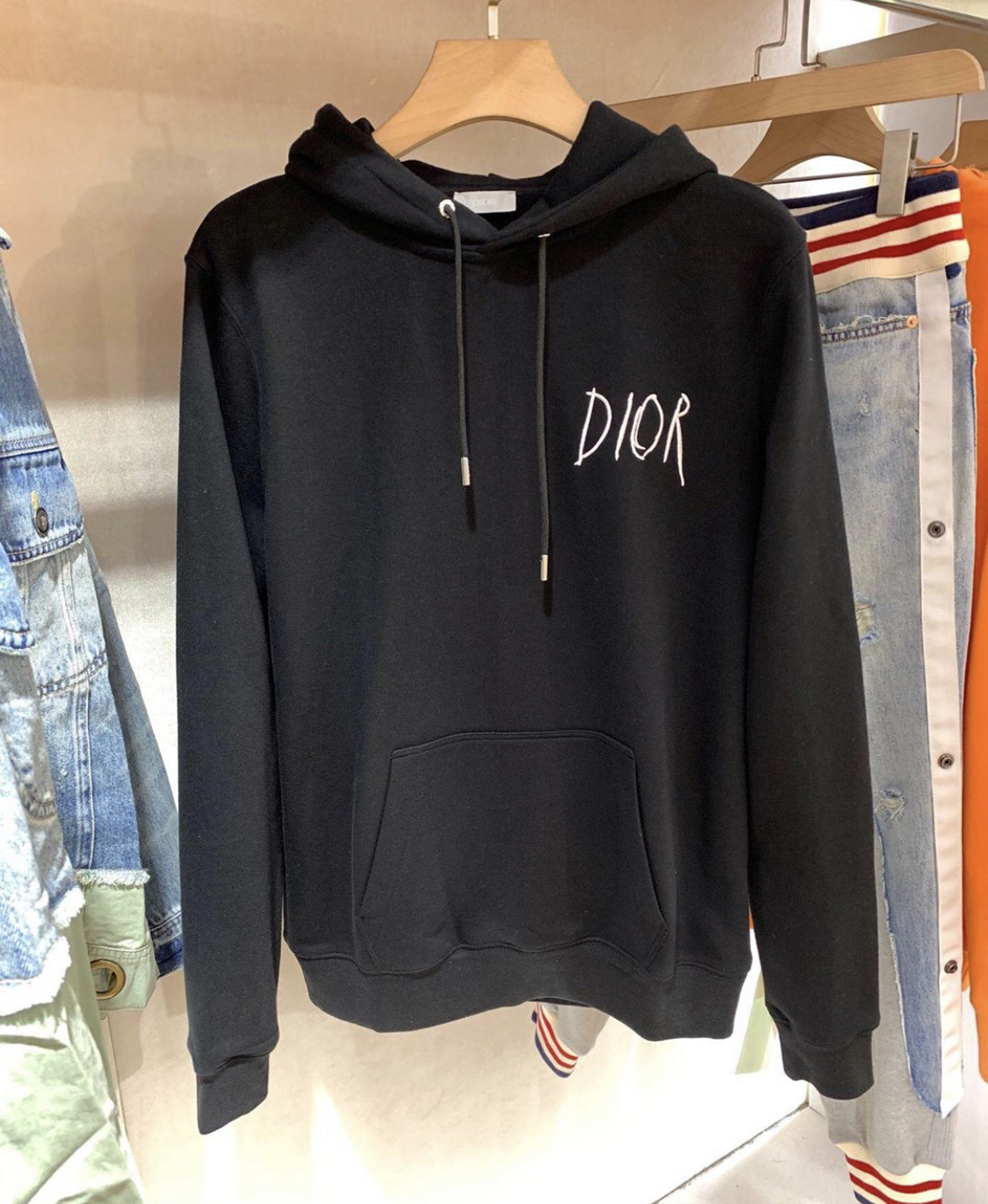 Dior Logo Hooded Sweatshirt In Black For Men Lyst | atelier-yuwa.ciao.jp
