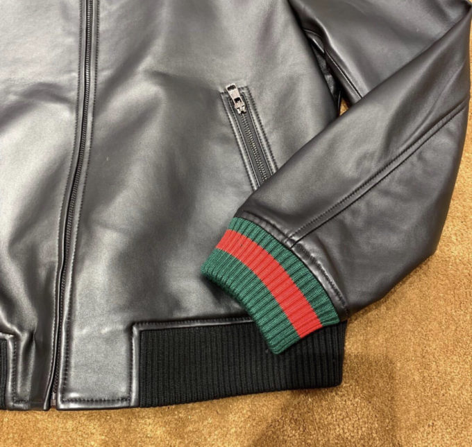 Gucci Real Leather Jacket – billionairemart
