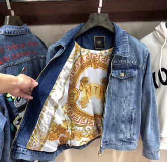 kith versace jean jacket