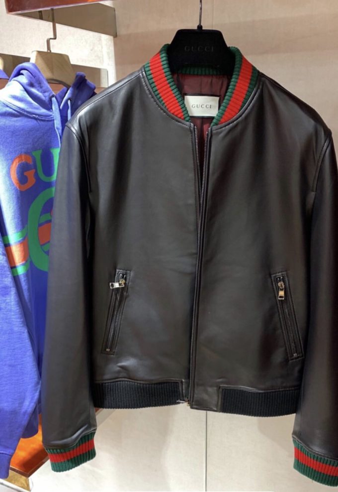 Gucci Real Leather Jacket – billionairemart
