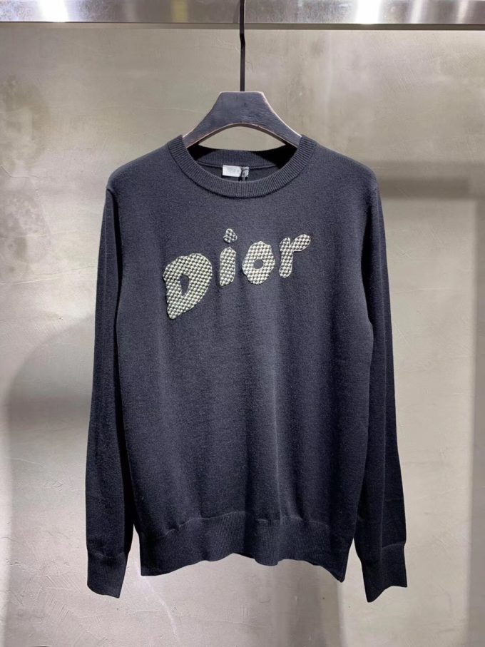 Dior Patch wool Sweater – billionairemart