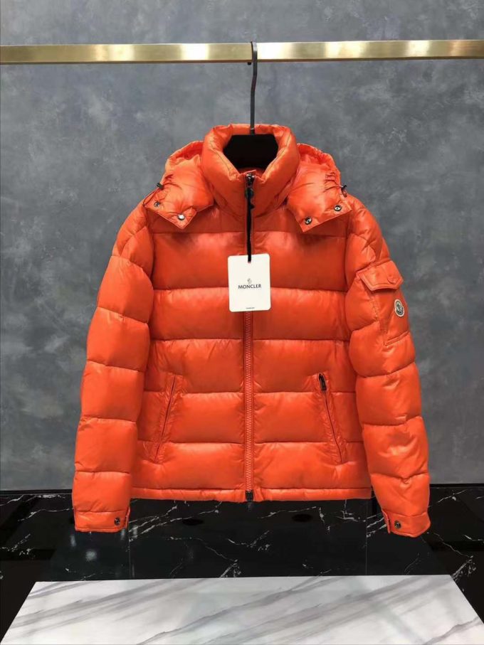 MONCLER ORANGE JACKET 2019 – billionairemart