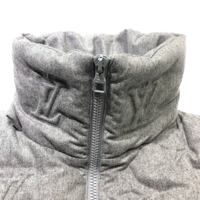 Louis vuitton monogram boyhood grey puffer jacket