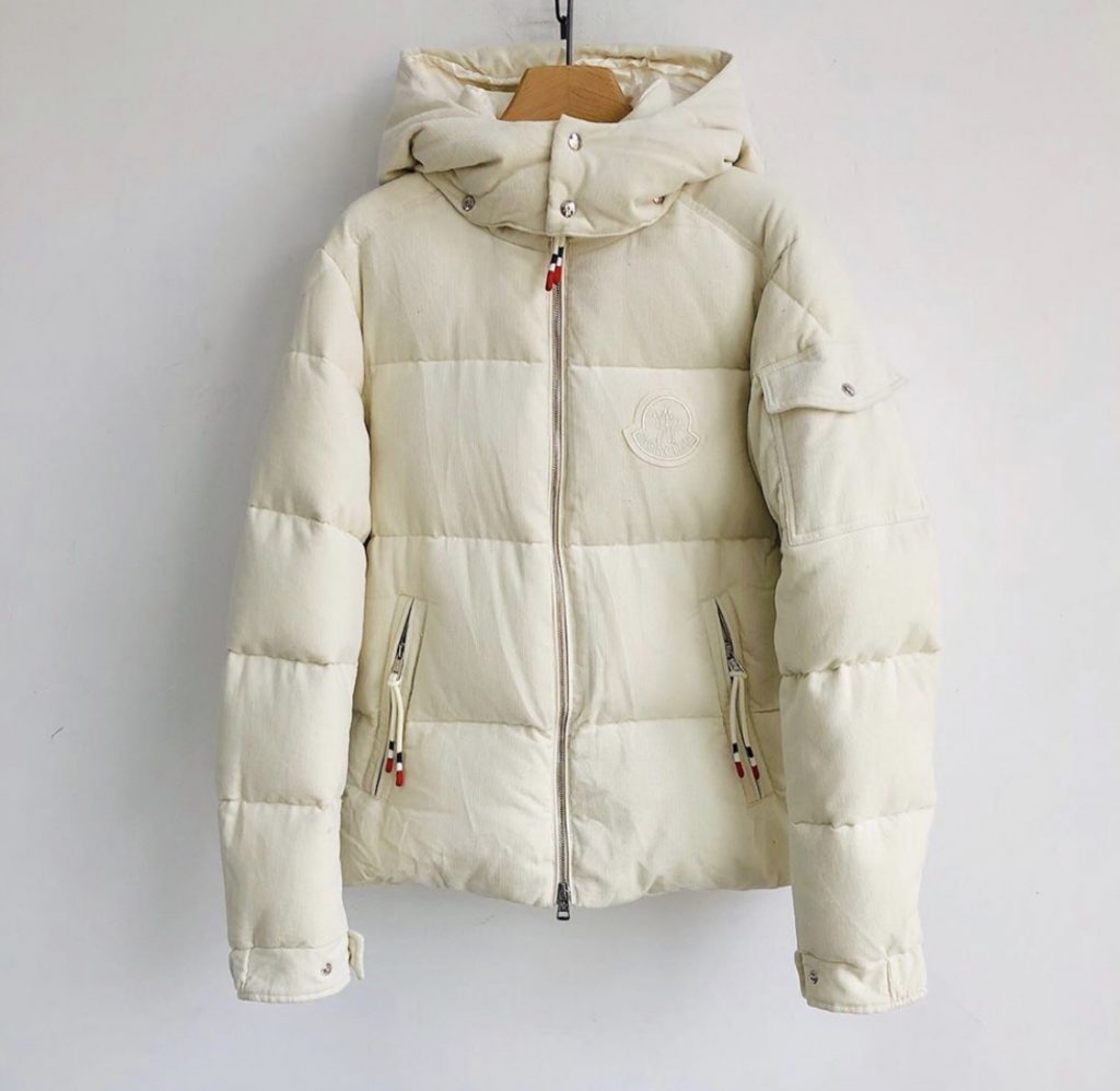 moncler hoodless coat