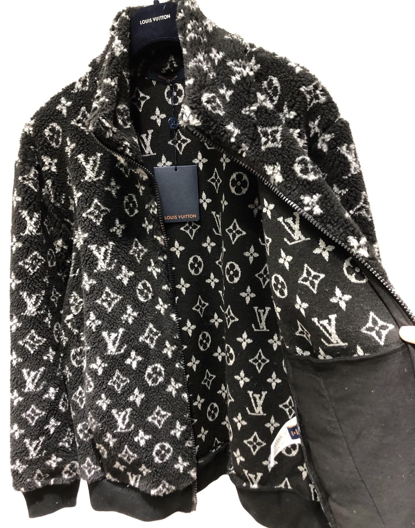 Louis Vuitton Jacquard zip up Jacket – billionairemart