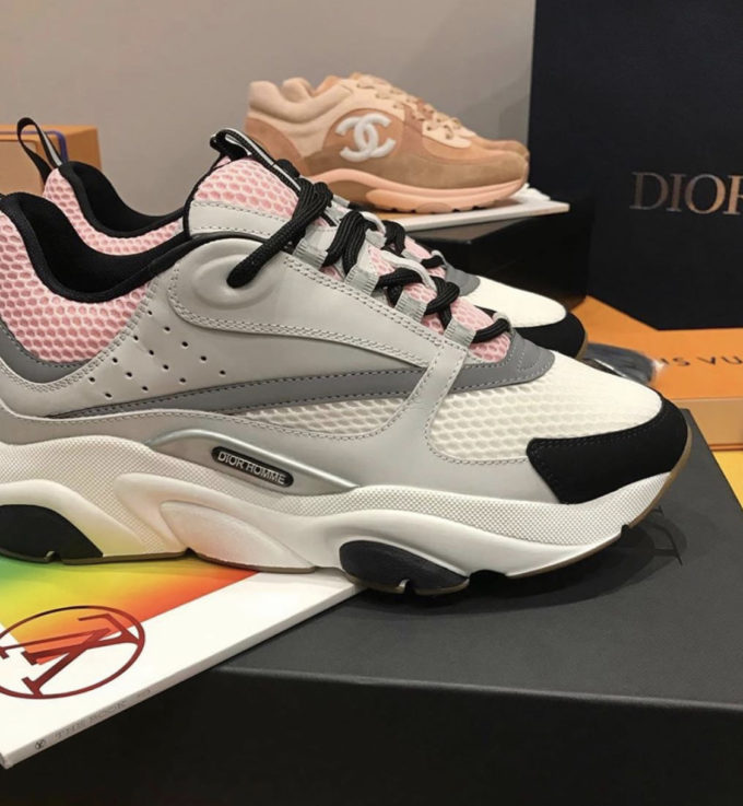 Dior Candy Pink Men’s Sneaker – Billionairemart