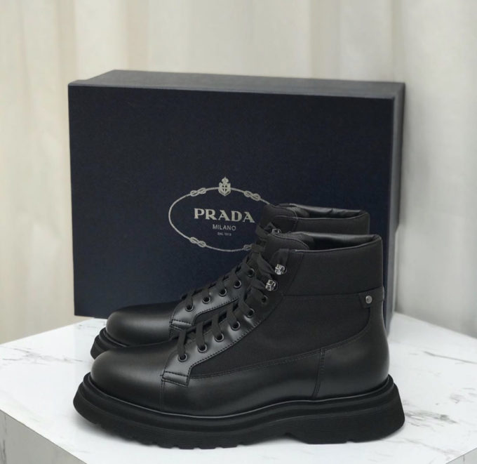 mens prada winter boots