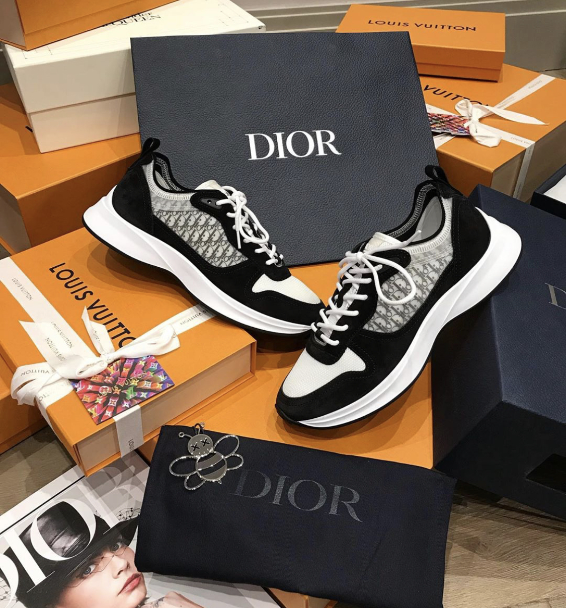 dior runners sneakers