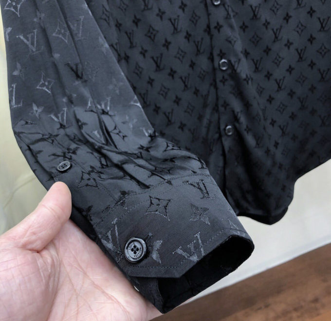 louis vuitton silk shirt men