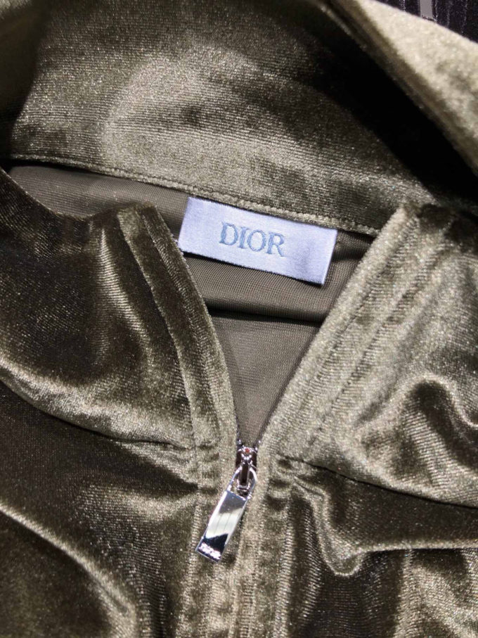 dior t shirt velvet