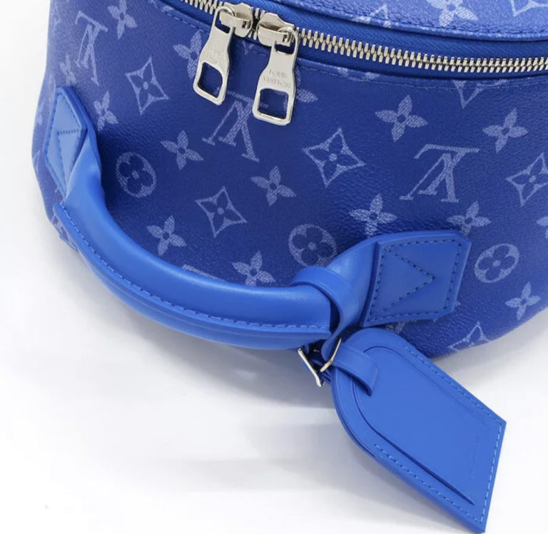 lv blue cloud bag