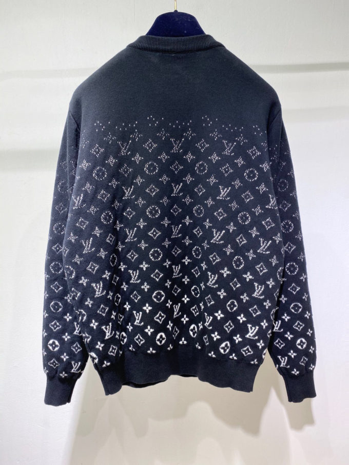 Louis Vuitton GRADIENT MONOGRAM CREWNECK Sweatshirt – billionairemart