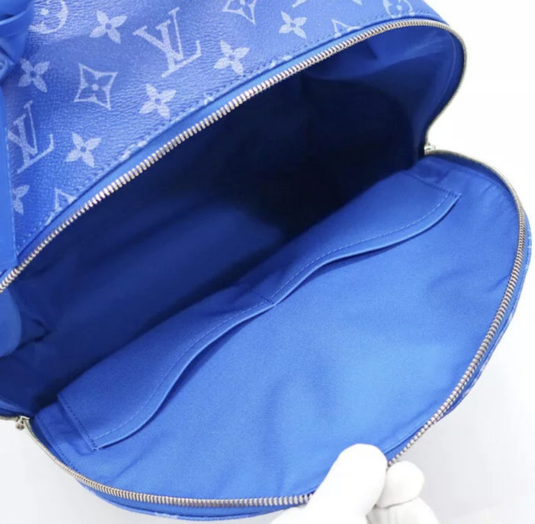 lv blue cloud bag