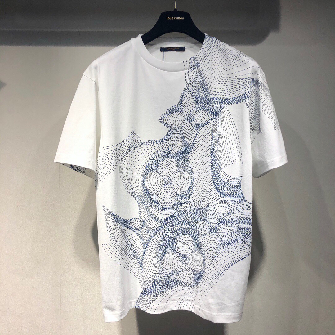 Louis Vuitton 2054 printed flower packable t-shirt