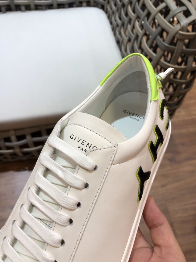givenchy reverse sneakers in leather