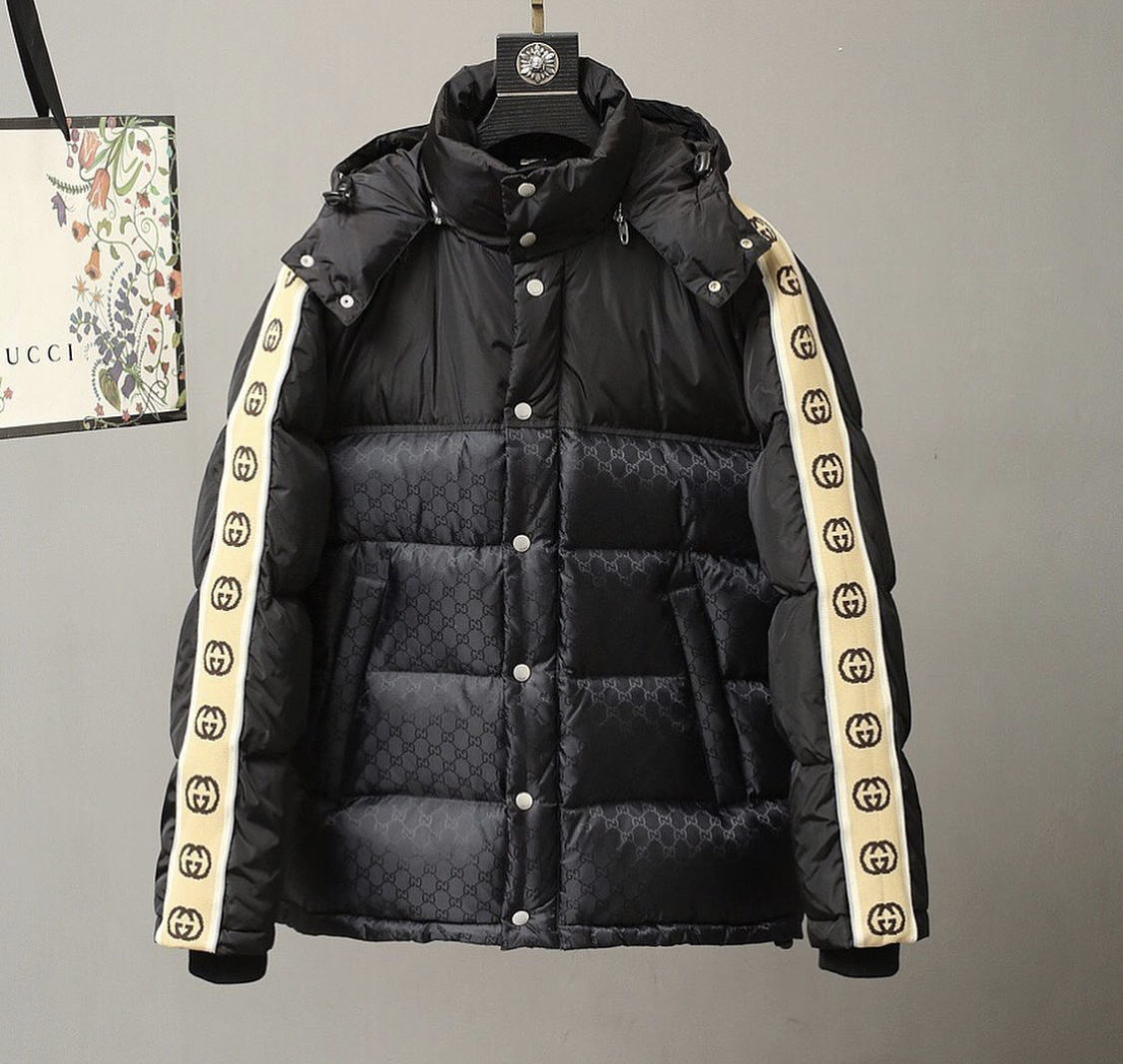 Gucci GG jacquard nylon padded coat – billionairemart