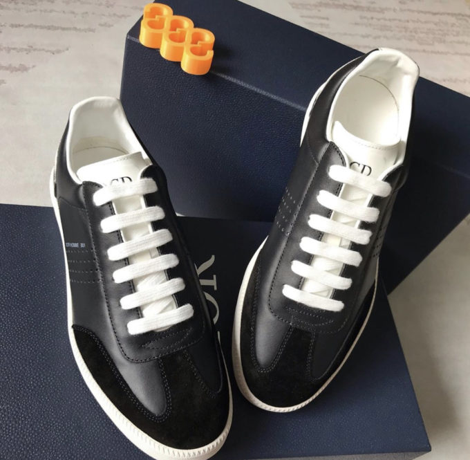 Dior B01 SNEAKER Black Smooth Calfskin and Suede – billionairemart