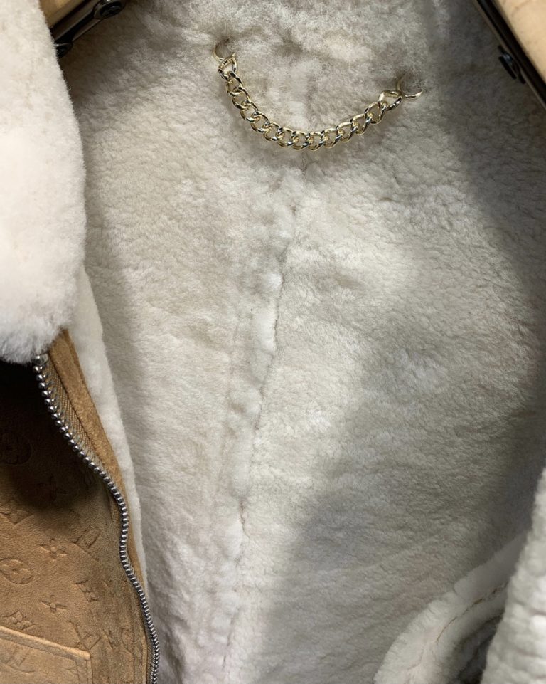 Louis Vuitton Shearling Embossed Monogram Jacket – billionairemart