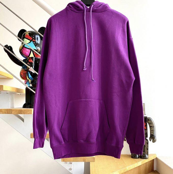 Balenciaga Purple Back logo hoodie – billionairemart