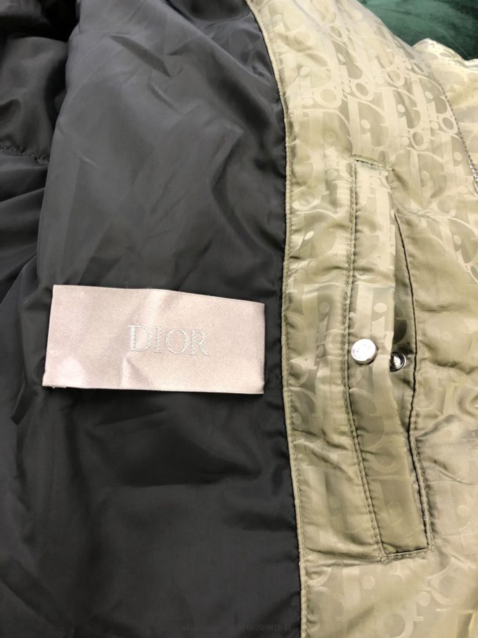 Khaki Dior Homme Jacket – billionairemart