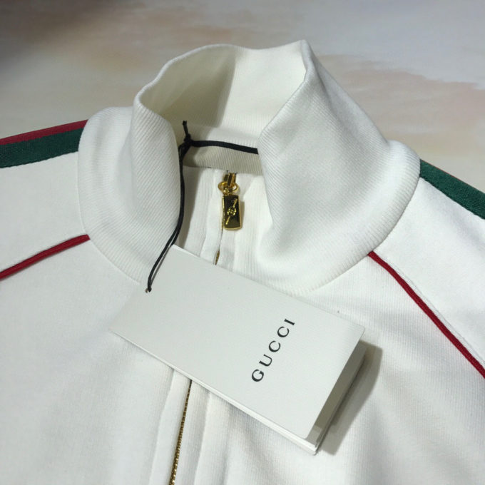 Gucci jersey zip-up sweatshirt – billionairemart