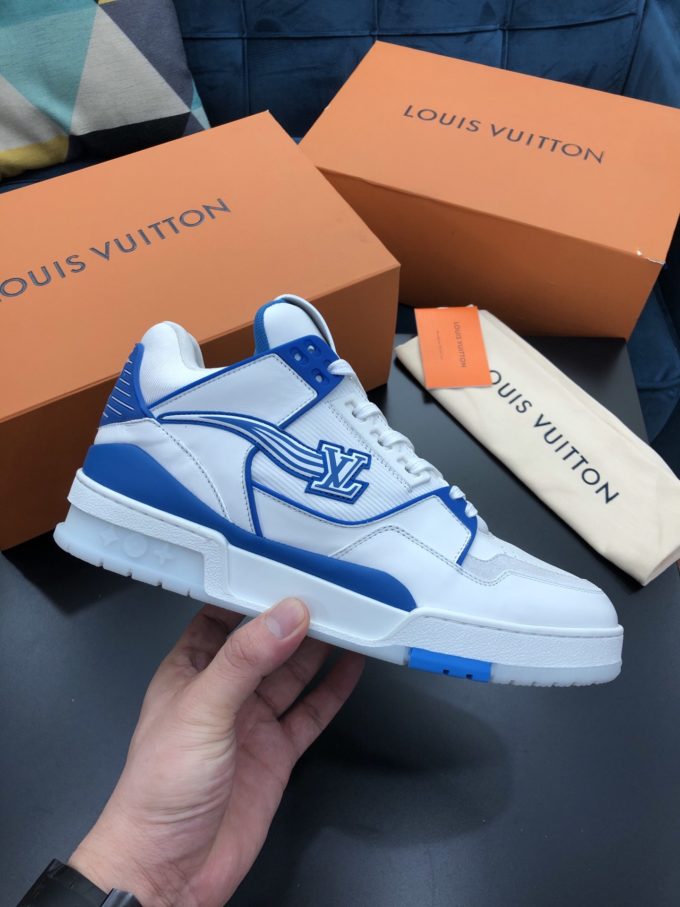 Lv Trainers Baby Blue