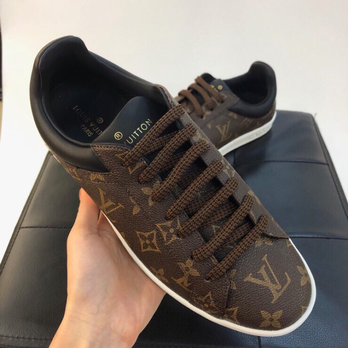 louis vuitton luxembourg brown sneaker – billionairemart