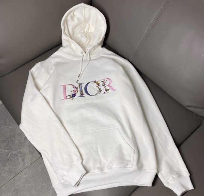 Dior Oversized Flowers Hoodie – billionairemart