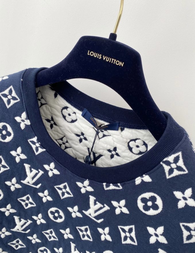 Louis Vuitton Full Monogram Jacquard Crewneck – billionairemart