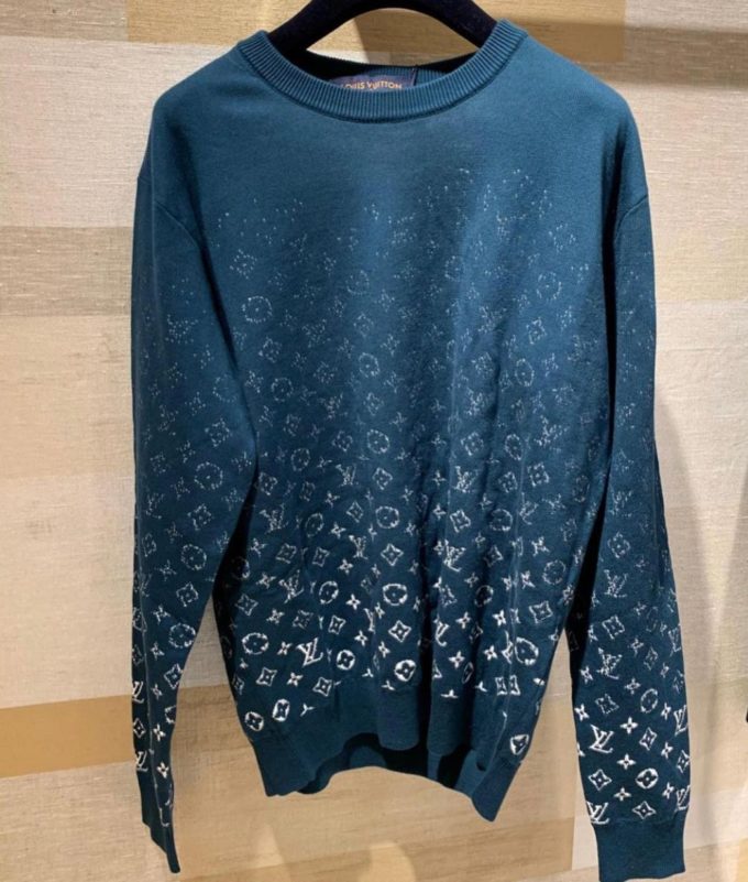 Louis Vuitton GRADIENT MONOGRAM CREWNECK – billionairemart