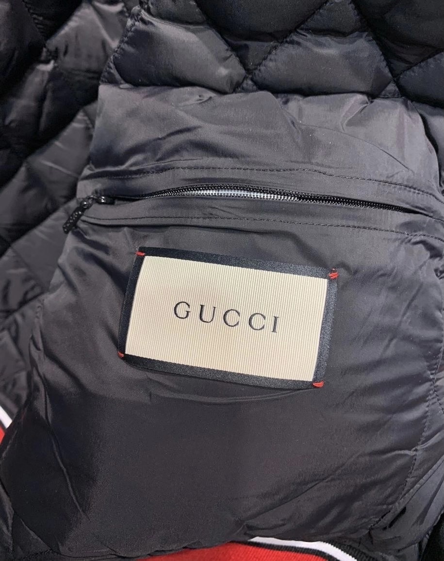 Gucci Lyre Patch Bomber Band Jacket – billionairemart