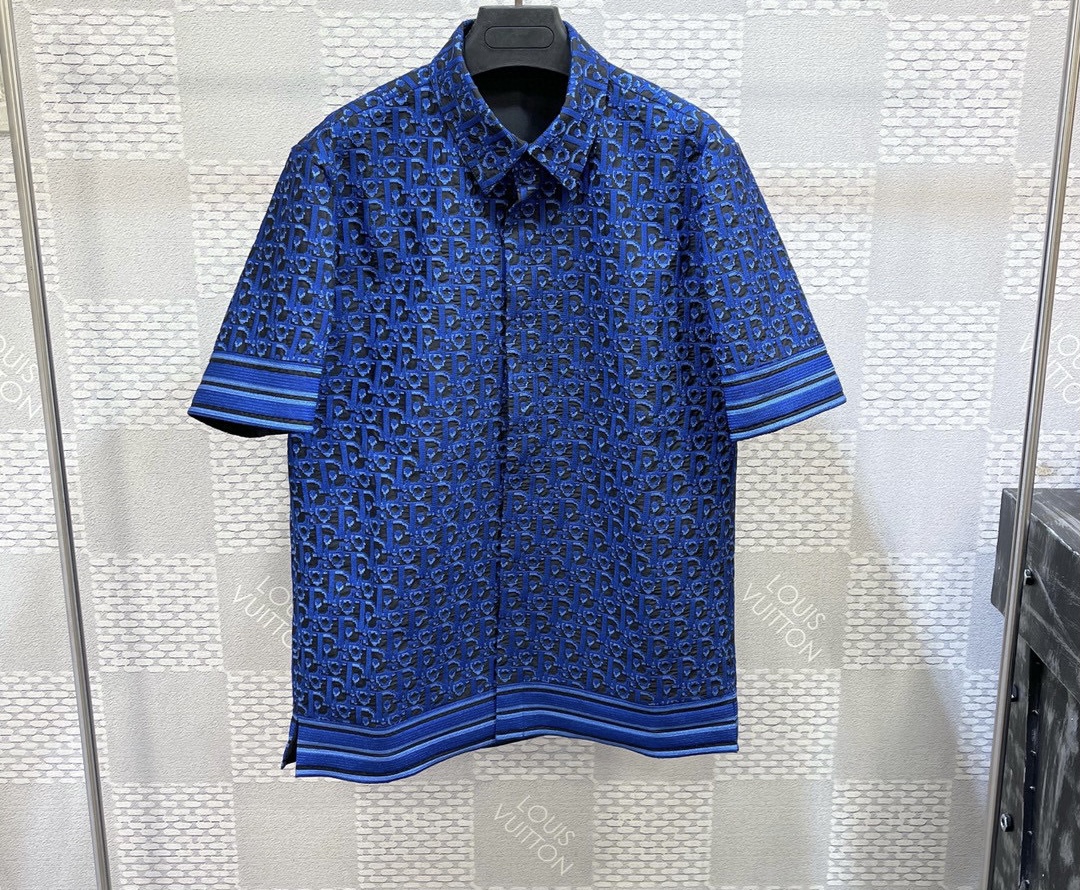 Dior Royal Blue New Shirt – billionairemart