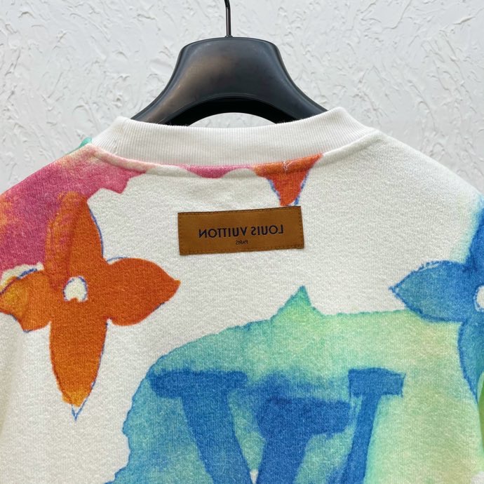 lv watercolor sweatshirt